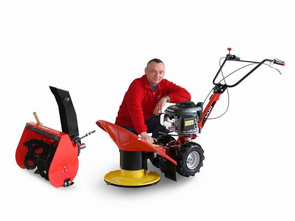 How to make a snow thrower from a mower and vice versa